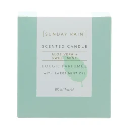 Online Sunday Rain Duftlys, Aloe Vera & Sweet Mint Aloe Vera & Sweet Mint