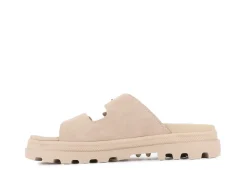 Clearance Palladium Dunlite Riviera Suede Sandaler, , 40 Warm Sand