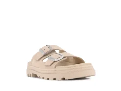 Clearance Palladium Dunlite Riviera Suede Sandaler, , 40 Warm Sand