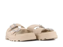 Clearance Palladium Dunlite Riviera Suede Sandaler, , 40 Warm Sand