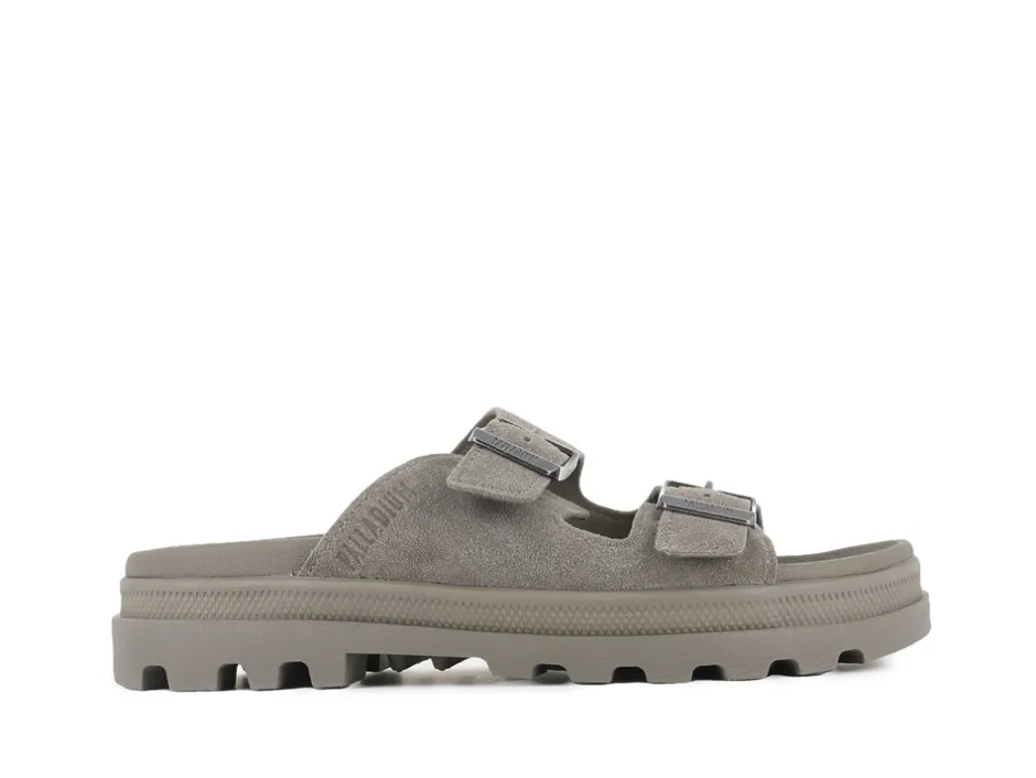 Palladium Dunlite Riviera Suede Sandaler, , 40*Dame Sandaler