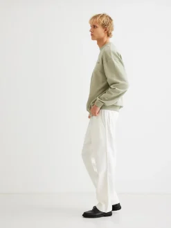Woodbird Eik Linen Bukser, , XL* Bukser & Chinos