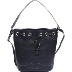 Clearance Adax Elena Bucket Bag, Sort