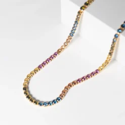 Online Sif Jakobs Jewellery Ellera Grande Halskæde, , 43 cm Guld/Multi