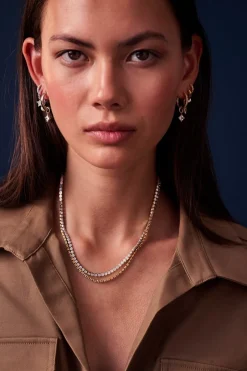 Online Sif Jakobs Jewellery Ellera Grande Halskæde, , 43 cm Guld/Multi