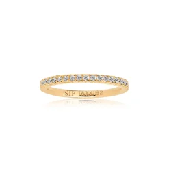 Hot Sif Jakobs Jewellery Ellera Ring, , 54 Guld/Hvid