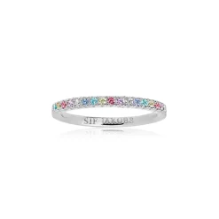 Sif Jakobs Jewellery Ellera Ring, Sølv Multi, 60 Sølv/Multi