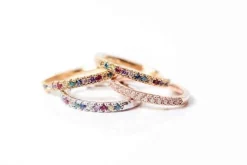 Sif Jakobs Jewellery Ellera Ring, Sølv Multi, 60 Sølv/Multi