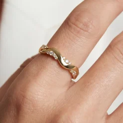Sif Jakobs Jewellery Ellera Waves Altro Ring, , 60*Dame Ringe