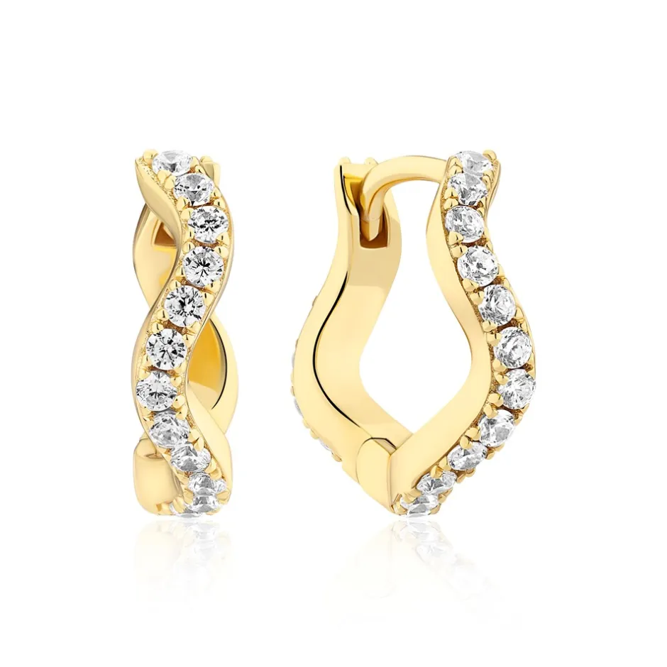 Sif Jakobs Jewellery Ellera Waves Medio Øreringe,*Dame Øreringe