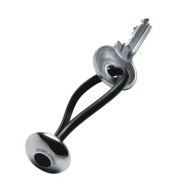 Georg Jensen Ellipse Nøglering, Rustfrit Stål*Dame Tilbehør