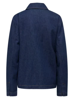 Clearance ONLY Ellis Denimjakke, , M Dark Blue Denim