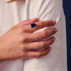New Sif Jakobs Jewellery Ellisse Grande Ring, , 60 Guld