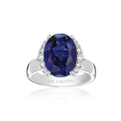 Sale Sif Jakobs Jewellery Ellisse Grande Ring, , 52 Silver