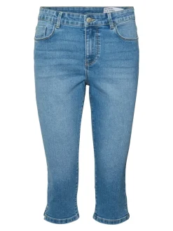 Clearance Vero Moda Elly Knickers, , L Medium Blue Denim