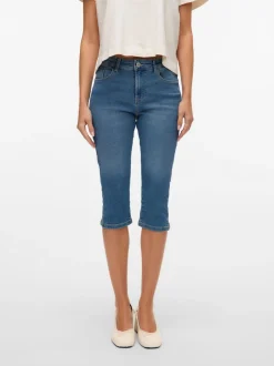 Clearance Vero Moda Elly Knickers, , L Medium Blue Denim