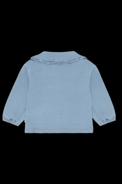 Hust & Claire Ely Dotty Denimjakke, , 116 cm*Børn Overtøj