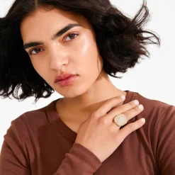 Clearance Pilgrim Ember Ring, Gold Plated