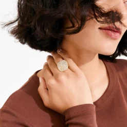 Clearance Pilgrim Ember Ring, Gold Plated