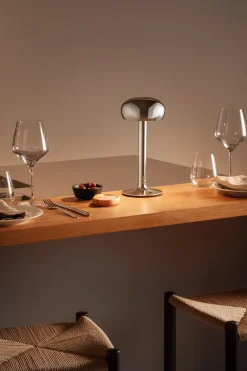 Discount Eva Solo Emendo LED Batteri Bordlampe, Chrome