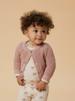 Lil' Atelier Emlen Knit Cardigan, , 80 cm*Børn Cardigans