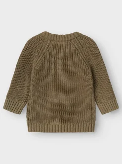 Lil' Atelier Emlen Knit Cardigan, , 74 cm*Børn Cardigans