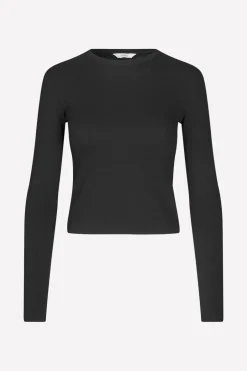 Envii Enally Langærmet Short T-shirt, , S*Dame T-Shirts & Toppe