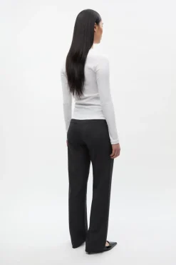 Envii Enally Langærmet T-shirt, , M Bright White