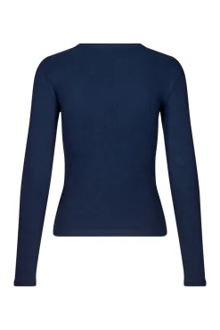 Sale Envii Enally Langærmet T-shirt, , XL Navy Blazer