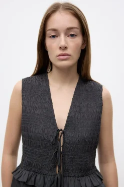 Envii Encecilia Vest, , 38 Asphalt