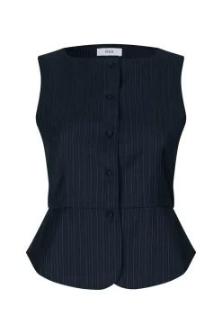 New Envii Enfresno Vest, , 40 Dark Navy Pinstripe
