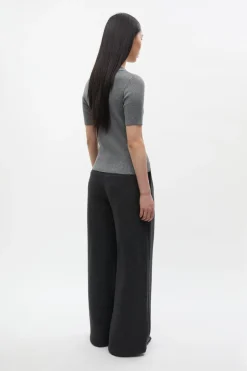 Best Envii Enicy Strikbluse, , S Asphalt Silver