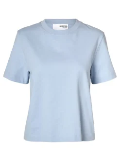 Hot Selected Women Essential Boxy T-shirt, , S Cashmere Blue