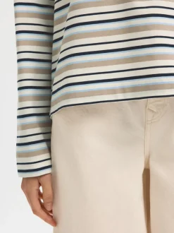Selected Women Essential Striped Boxy T-shirt, , M*Dame T-Shirts & Toppe