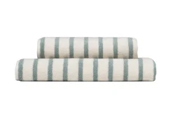 Hot Høie Everyday Stripe Håndklæde, , 70x140 cm Aqua