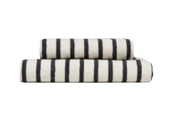 Best Høie Everyday Stripe Håndklæde, , 70x140 cm Antracit