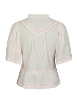 Clearance Neo Noir Evienne S Voile Top, , 36 Light Pink