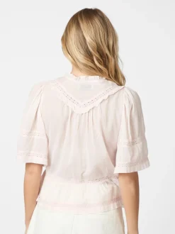 Clearance Neo Noir Evienne S Voile Top, , 36 Light Pink