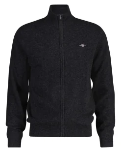 GANT Extrafine Lambswool Zip Cardigan, , XXL* Cardigans
