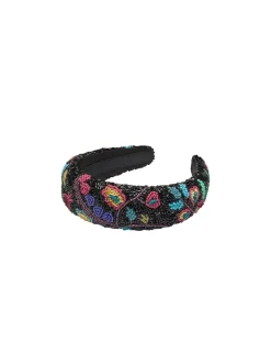 Clearance Beck Söndergaard Fairygard Wide Beaded Hårbøjle, Black