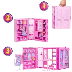 Hot Barbie Fashion Fun Dream Klædeskab & Dukke
