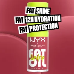 NYX Professional Makeup Fat Oil Lip Drip, 09 Chilin' Like A Villian 09 Chilin' Like A Villian