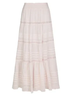 Clearance Neo Noir Felicia S Voile Nederdel, , 36 Light Pink