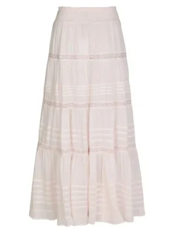 Clearance Neo Noir Felicia S Voile Nederdel, , 36 Light Pink