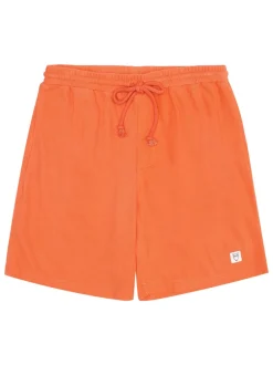 New Knowledge Cotton Apparel Fig Bouclé Jersey Shorts, , M Langoustino
