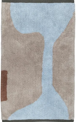 Discount Mette Ditmer Figura Gulvtæppe, , 50x80 cm Light Blue
