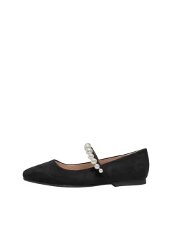 New ONLY Fiola Pearl Ballerinasko, , 36 Black