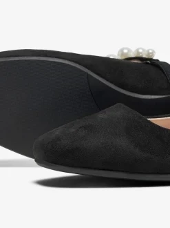 New ONLY Fiola Pearl Ballerinasko, , 36 Black
