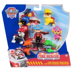 Paw Patrol Fire Resucue Team Pack Figurer*Børn Tog, Biler & Skibe