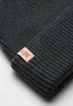 Discount Revolution Fisherman Beanie, Darkgrey-Melange